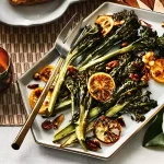 Roasted Broccolini With Pecans And Lemon